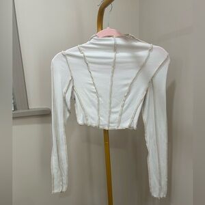 12th Tribe Long Sleeve Mock Neck Topped